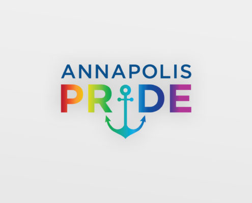 Non profit branding for the launch of a new community organization celebrating the LGBTQ+ community in Annapolis, MD